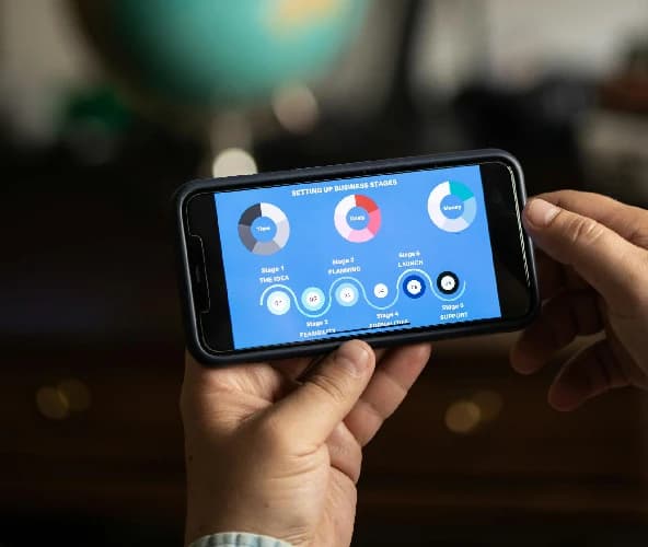 GJWebstudio clock and phone